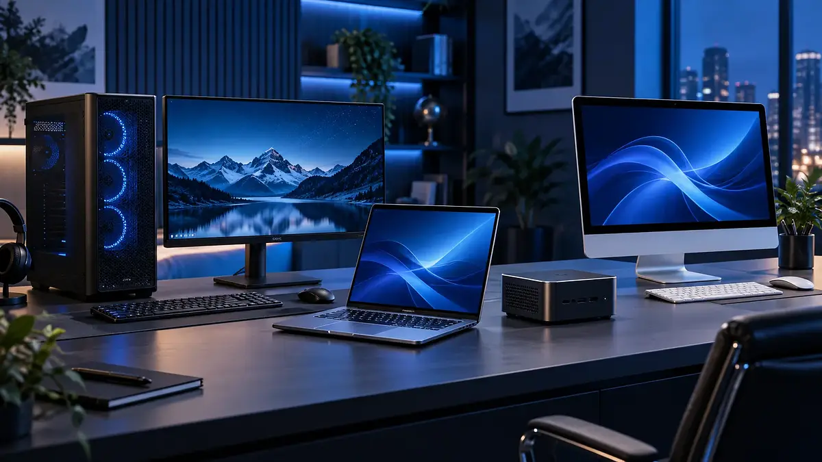 Rodzaje komputerów: desktop, laptop, mini PC i więcej | PC Arena