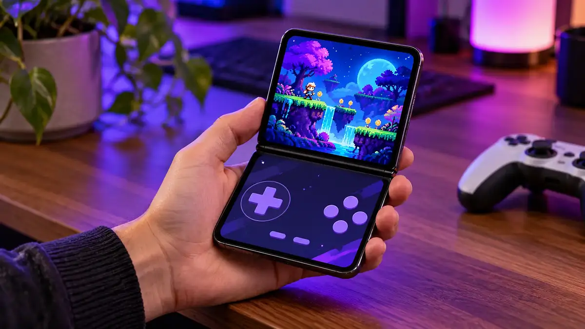 Delta 2.0 na iPhonie Duo: dwa ekrany jak w Nintendo DS