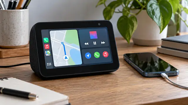 Amazon Echo Show 5 z Apple CarPlay dzięki LineageOS i DiPlay