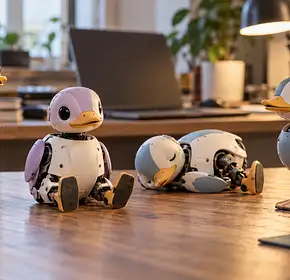 Microduck: małe roboty podbijają GTC Berlin