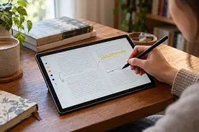 Kindle na Androidzie z odręcznymi notatkami. Jest haczyk