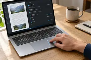 Windows ułatwi przewijanie długich stron. Nowe gesty touc...
