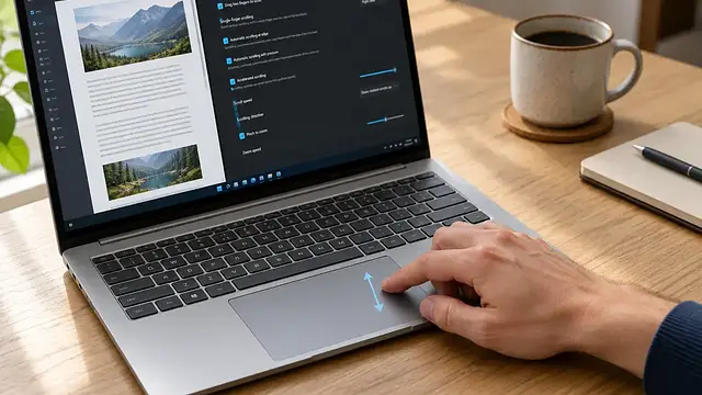 Windows ułatwi przewijanie długich stron. Nowe gesty touc...