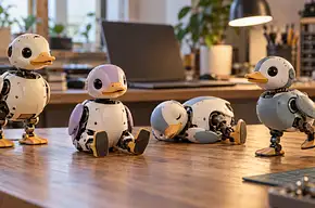 Microduck: małe roboty podbijają GTC Berlin