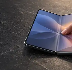Składany iPhone Duo ma miękki ekran przy zawiasie