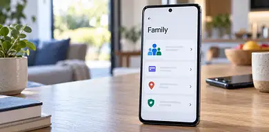 Google testuje centrum rodziny na Pixelu