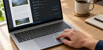 Windows ułatwi przewijanie długich stron. Nowe gesty touc...