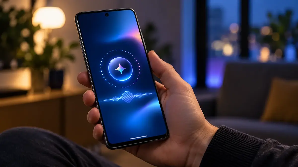 Gemini Live z nowym interfejsem? Google testuje okrągłą wizualizację